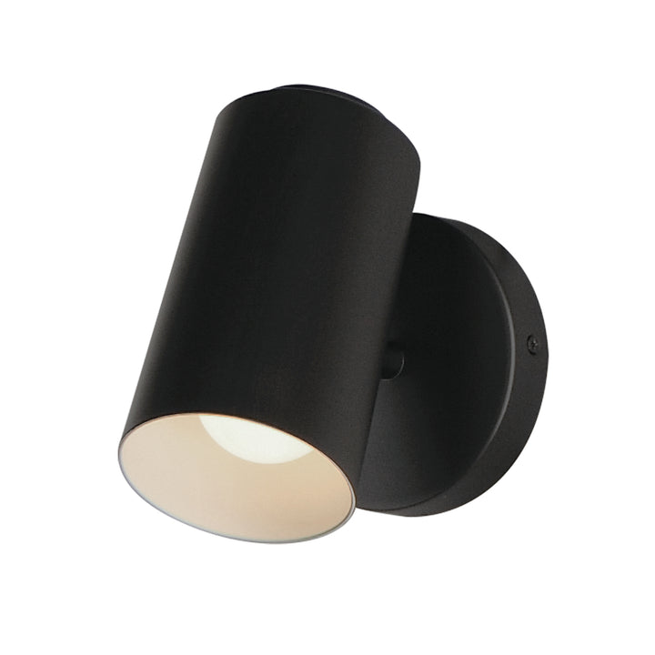 SpotLight Outdoor LED Sconce - Cylinder in Black by Maxim Lighting