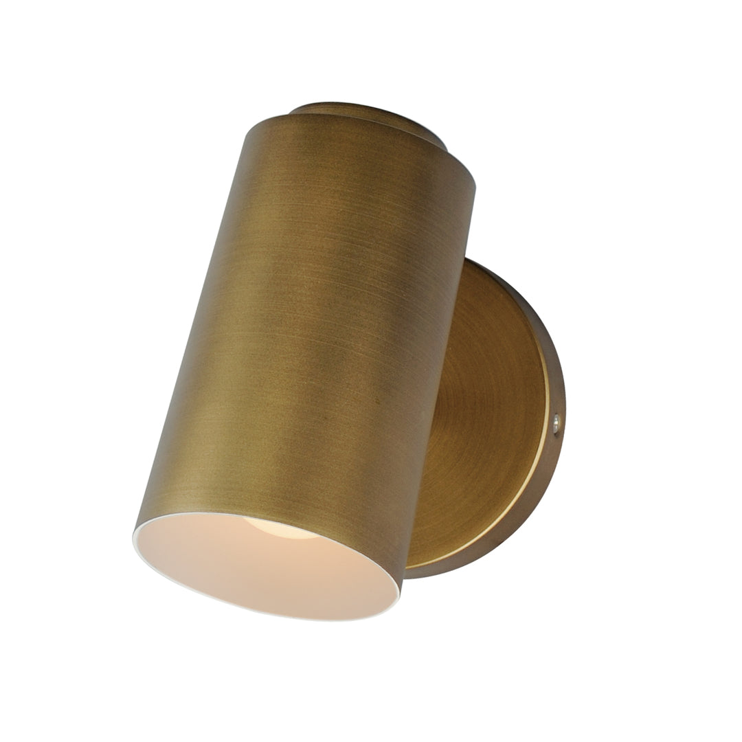 Steel Cylindrical Shade Outdoor Wall Sconce