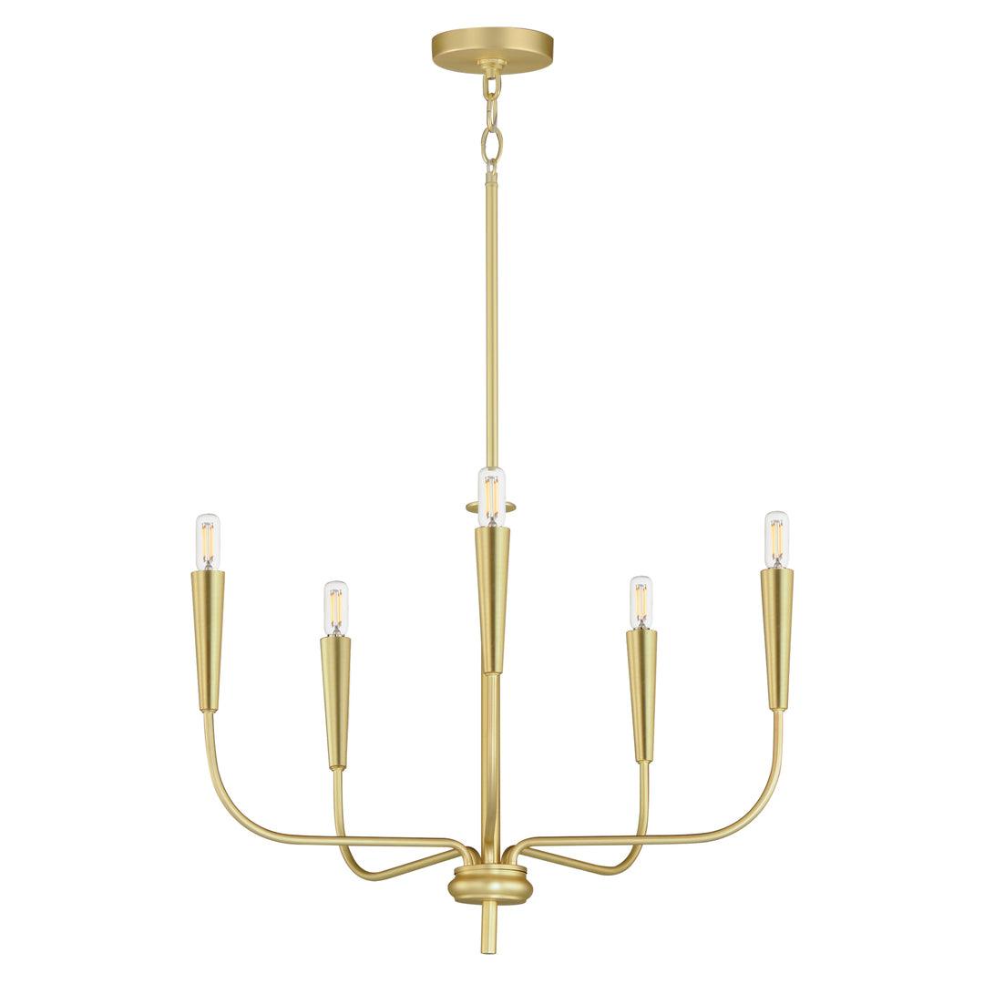Steel Curve Arm Chandelier - LV LIGHTING