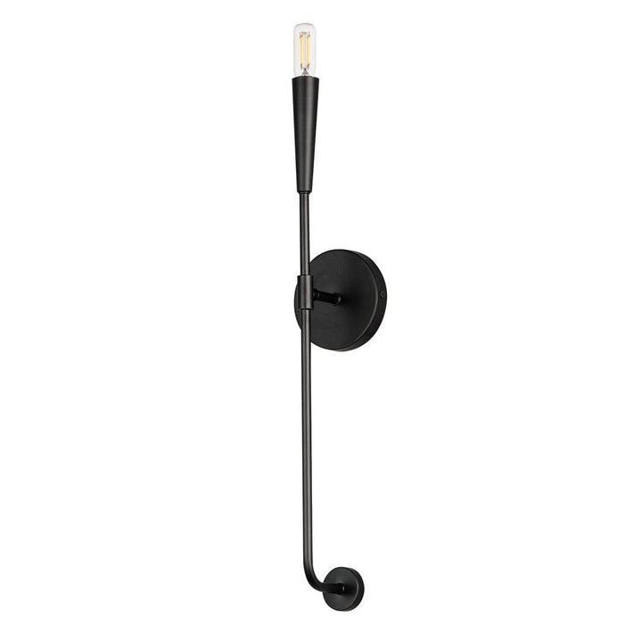 Steel Arm Single Light Wall Sconce - LV LIGHTING
