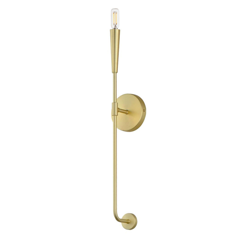 Steel Arm Single Light Wall Sconce - LV LIGHTING