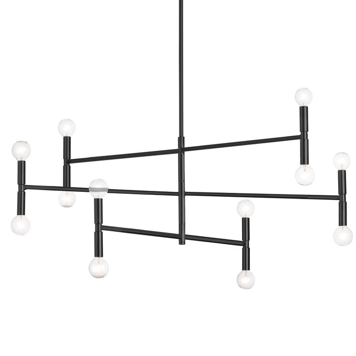 Steel Adjustable Arm Chandelier - LV LIGHTING
