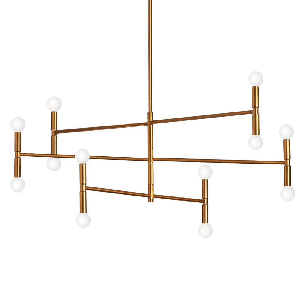 Steel Adjustable Arm Chandelier - LV LIGHTING