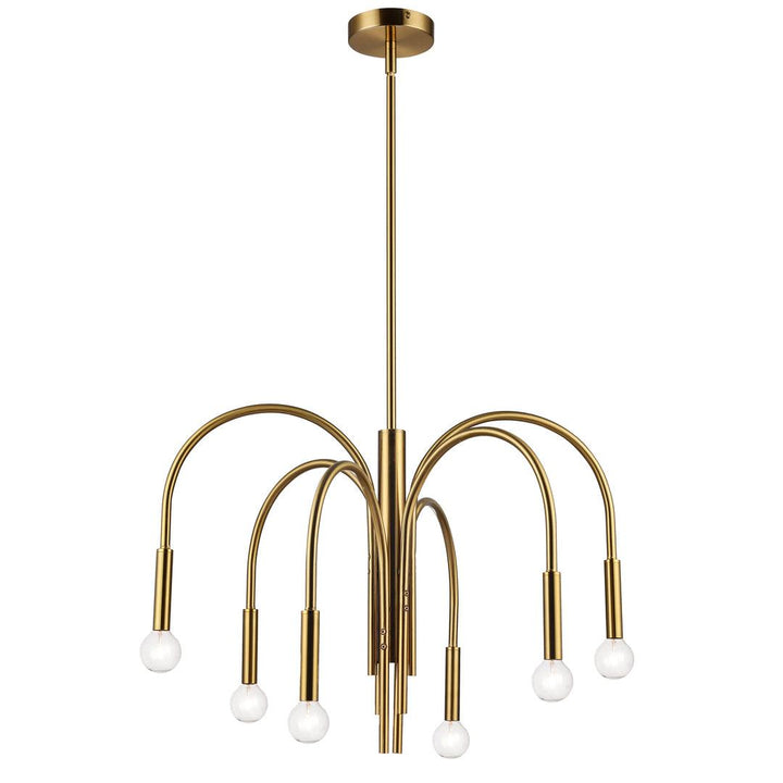 Steel Arch Arm Chandelier - LV LIGHTING