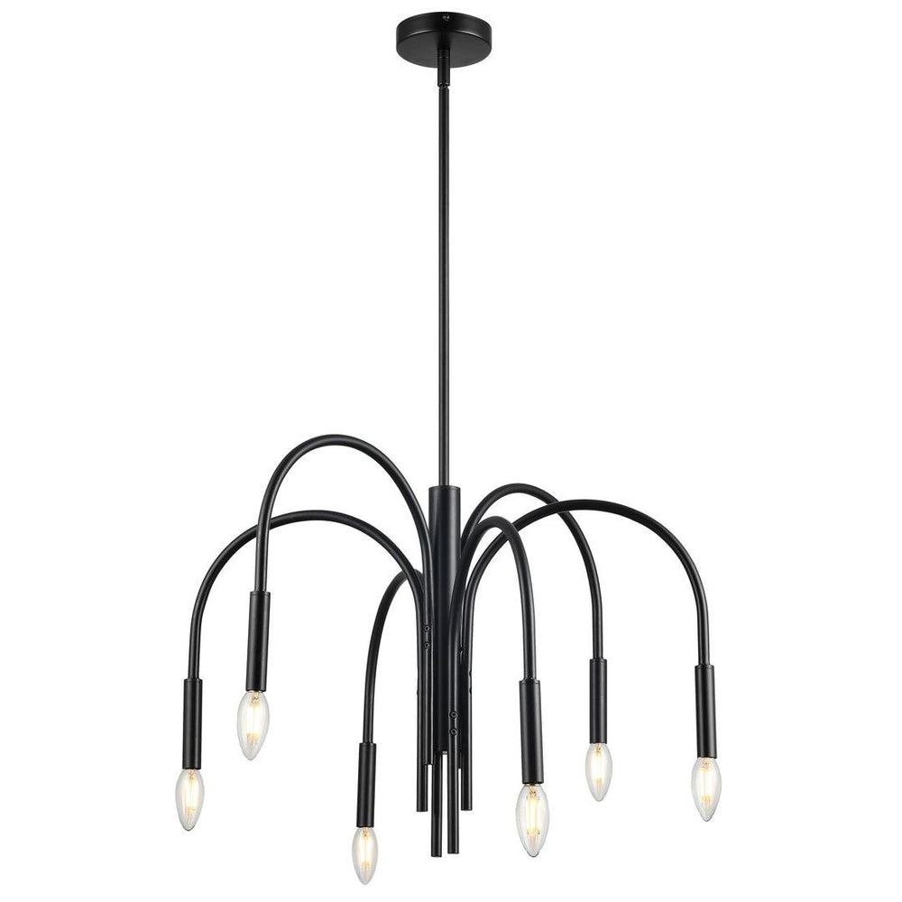Steel Arch Arm Chandelier - LV LIGHTING
