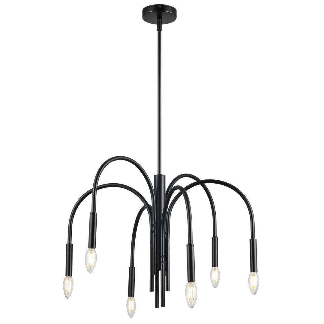 Steel Arch Arm Chandelier - LV LIGHTING