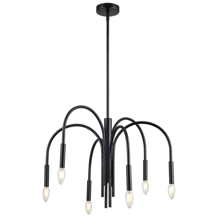 Steel Arch Arm Chandelier - LV LIGHTING