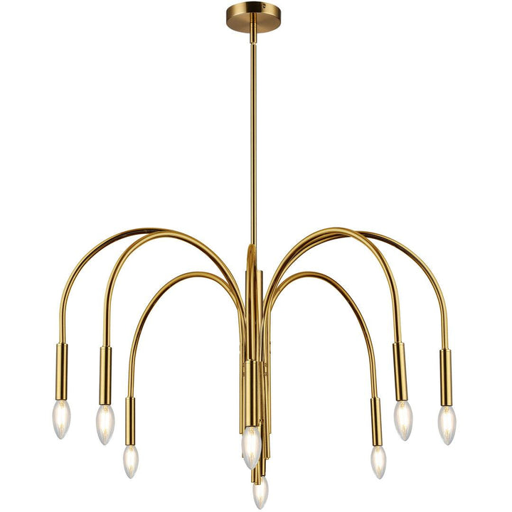 Steel Arch Arm Chandelier - LV LIGHTING