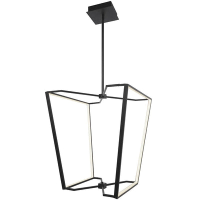 LED Caged Frame with Acrylic Diffuser Pendant / Chandelier - LV LIGHTING