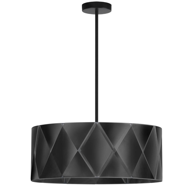 Steel Round Frame with Wrapped Ribbon Chandelier