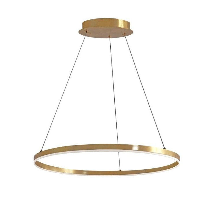 LED Steel Ring with Acrylic Diffuser Chandelier - LV LIGHTING