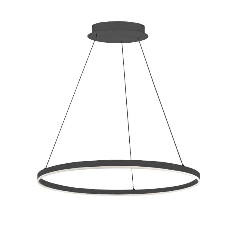 LED Steel Ring with Acrylic Diffuser Chandelier - LV LIGHTING