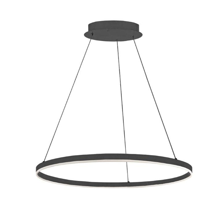 LED Steel Ring with Acrylic Diffuser Chandelier - LV LIGHTING