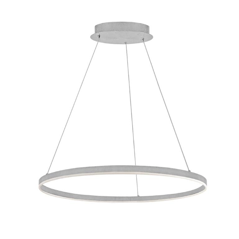 LED Steel Ring with Acrylic Diffuser Chandelier - LV LIGHTING