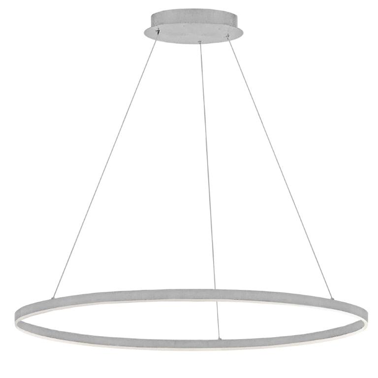 LED Steel Ring with Acrylic Diffuser Chandelier - LV LIGHTING
