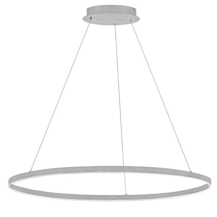 LED Steel Ring with Acrylic Diffuser Chandelier - LV LIGHTING