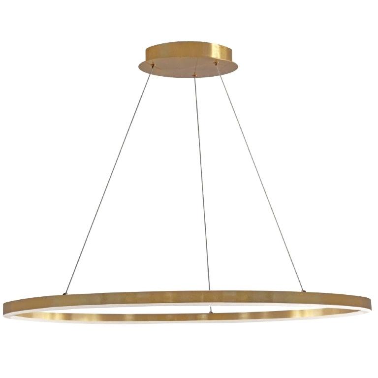 LED Steel Ring with Acrylic Diffuser Chandelier - LV LIGHTING