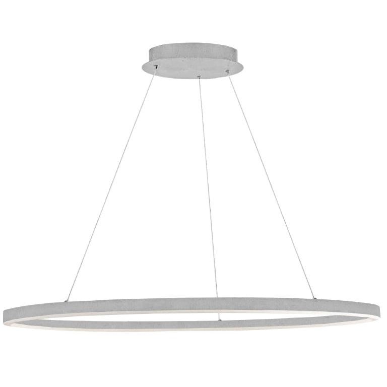 LED Steel Ring with Acrylic Diffuser Chandelier - LV LIGHTING