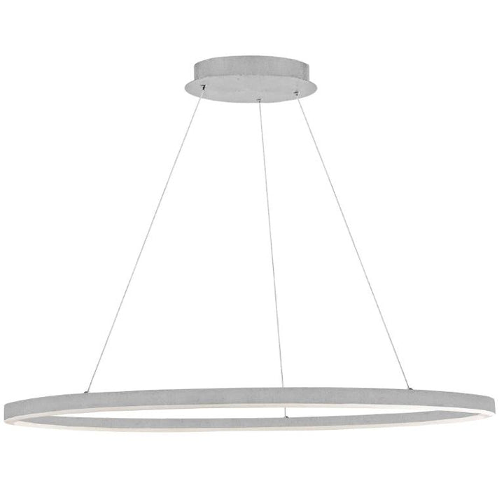LED Steel Ring with Acrylic Diffuser Chandelier - LV LIGHTING