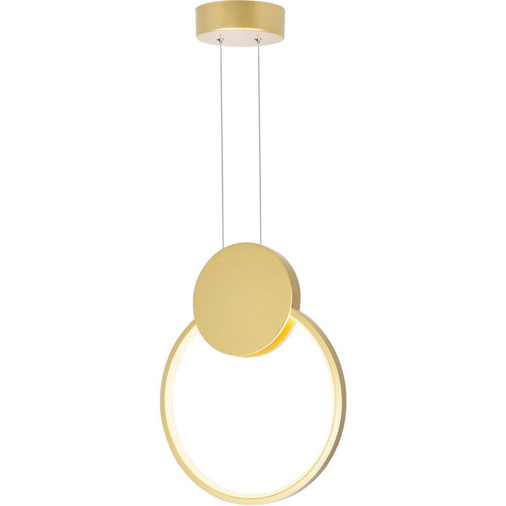 LED Steel Ring Frame with Acrylic Diffuser Pendant - LV LIGHTING