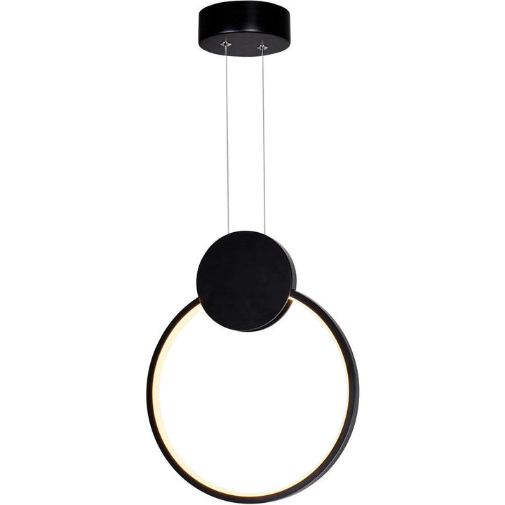 LED Steel Ring Frame with Acrylic Diffuser Pendant - LV LIGHTING