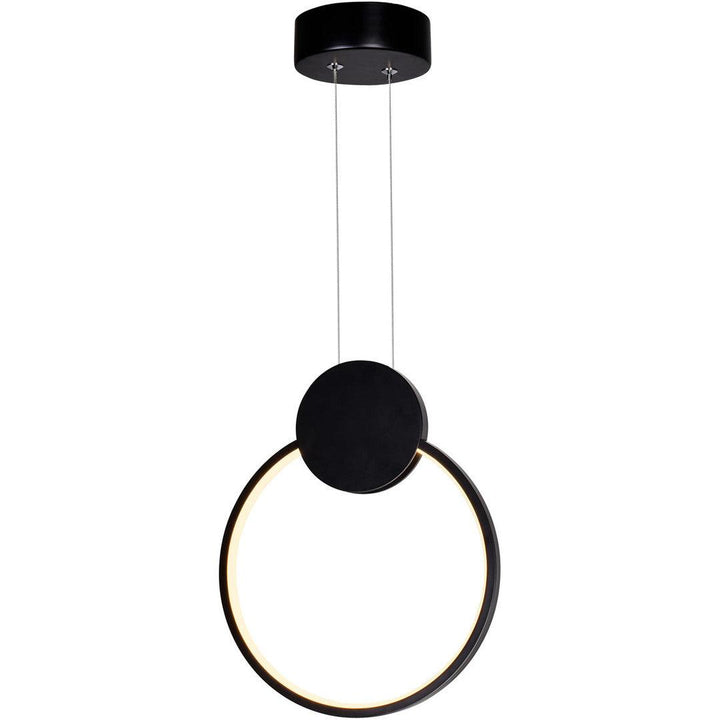 LED Steel Ring Frame with Acrylic Diffuser Pendant - LV LIGHTING