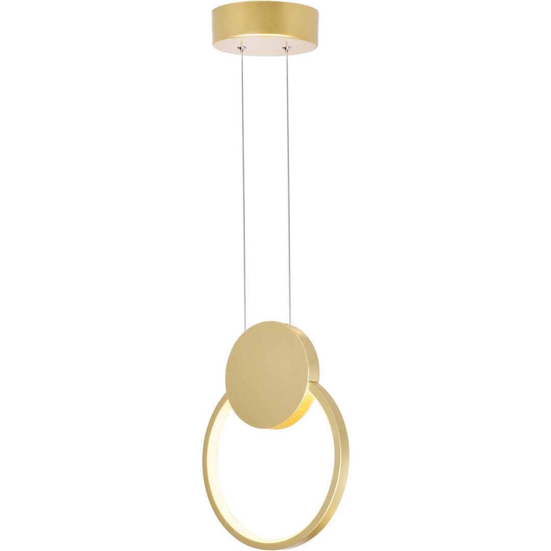 LED Steel Ring Frame with Acrylic Diffuser Pendant - LV LIGHTING