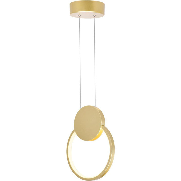 LED Steel Ring Frame with Acrylic Diffuser Pendant - LV LIGHTING