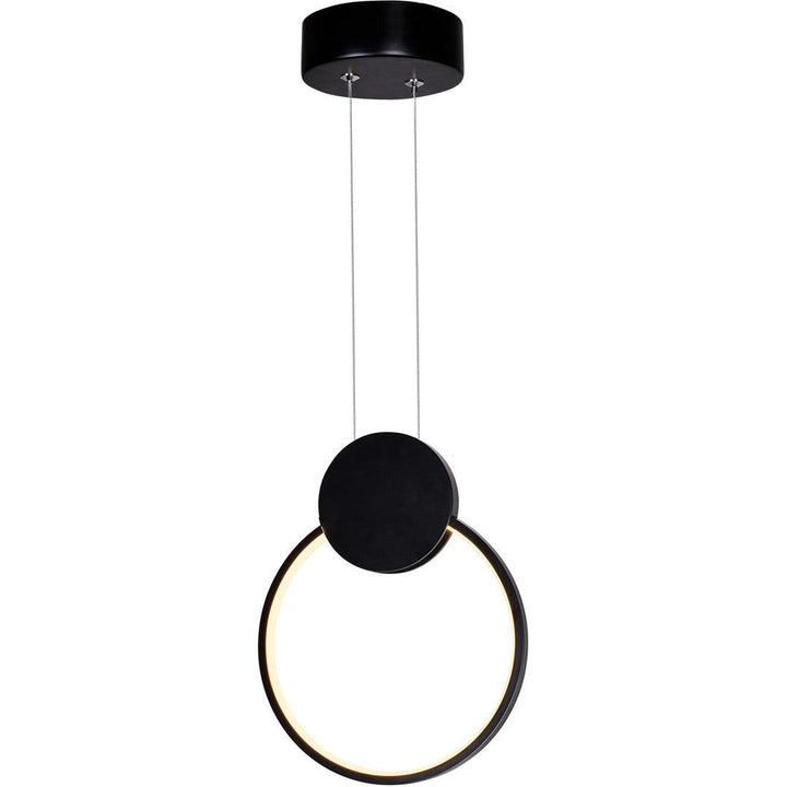 LED Steel Ring Frame with Acrylic Diffuser Pendant - LV LIGHTING