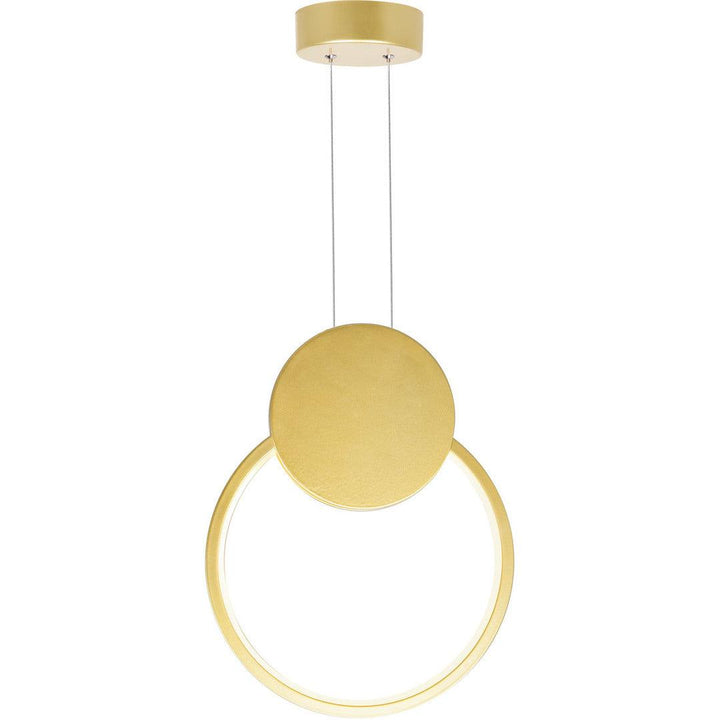 LED Steel Ring Frame with Acrylic Diffuser Pendant - LV LIGHTING