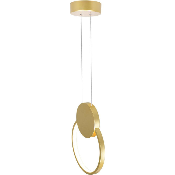 LED Steel Ring Frame with Acrylic Diffuser Pendant - LV LIGHTING