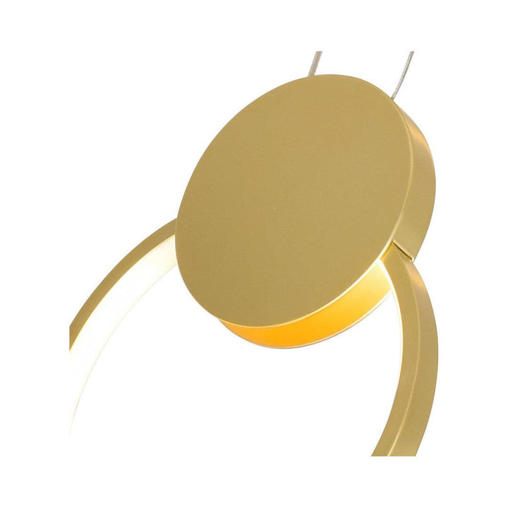 LED Steel Ring Frame with Acrylic Diffuser Pendant - LV LIGHTING