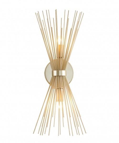 Gold Iron Frame with Spiked Cone Wall Sconce - LV LIGHTING