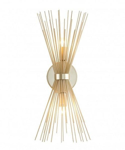 Gold Iron Frame with Spiked Cone Wall Sconce - LV LIGHTING