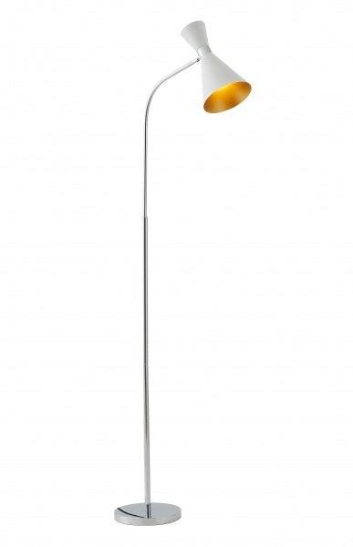 Steel Arm and Conical Shade Floor Lamp - LV LIGHTING