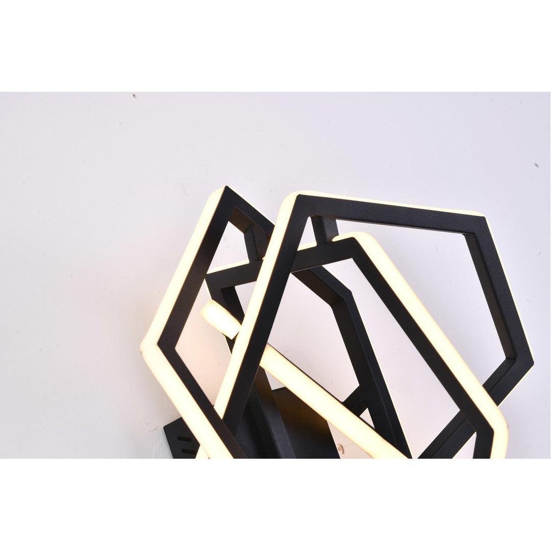 LED Chaotic Steel Frame with Acrylic Diffuser Wall Sconce - LV LIGHTING