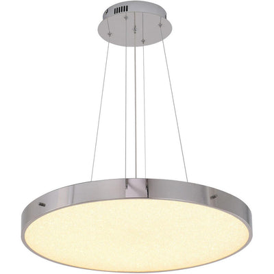 LED Steel Frame with Clear Acrylic Beaded Diffuser Chandelier - LV LIGHTING