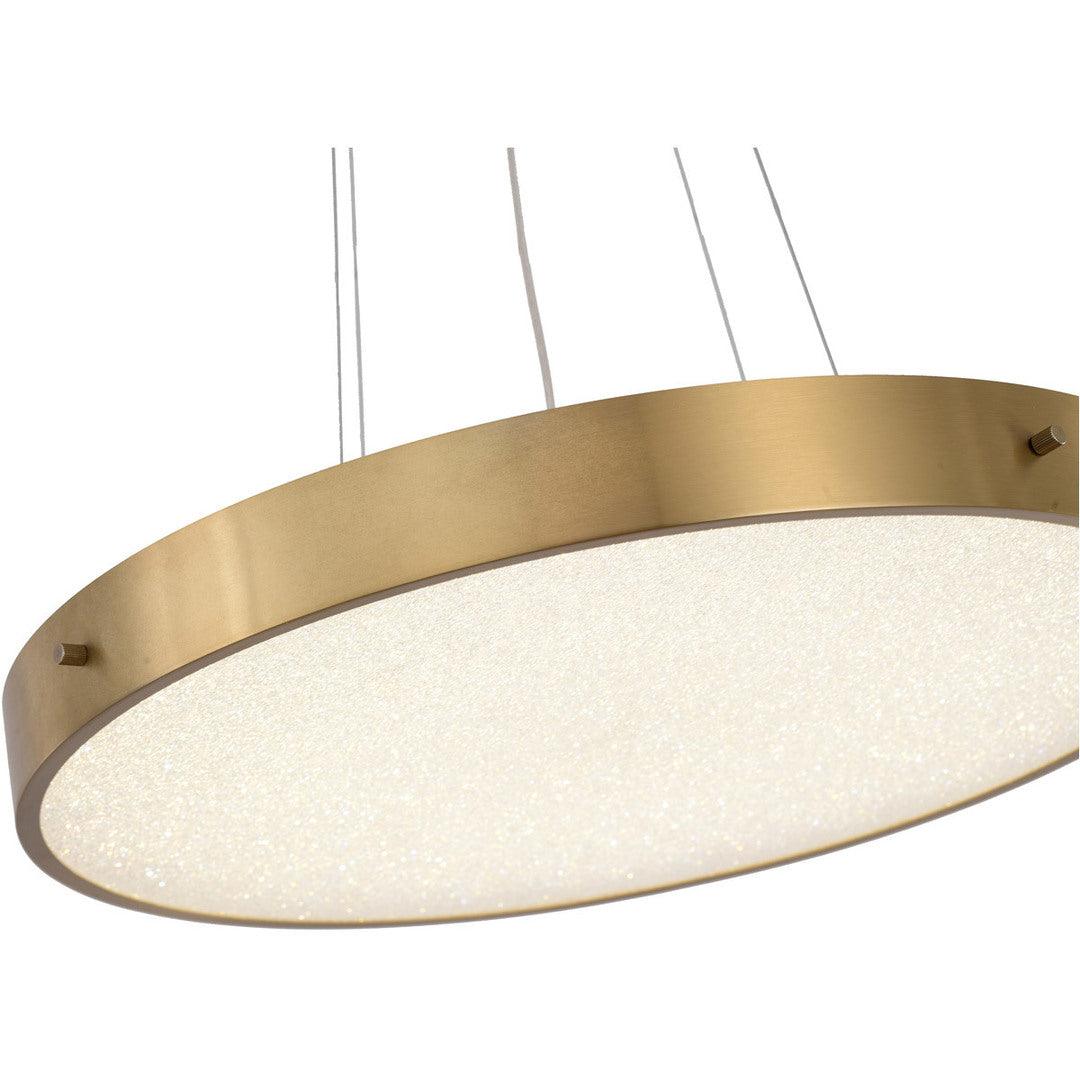 LED Steel Frame with Clear Acrylic Beaded Diffuser Chandelier - LV LIGHTING