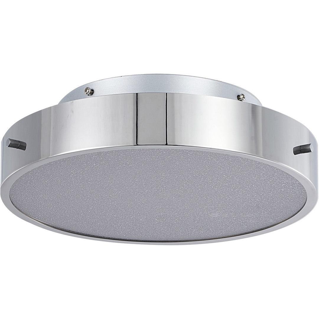 LED Steel Frame with Clear Acrylic Beaded Diffuser Flush Mount - LV LIGHTING