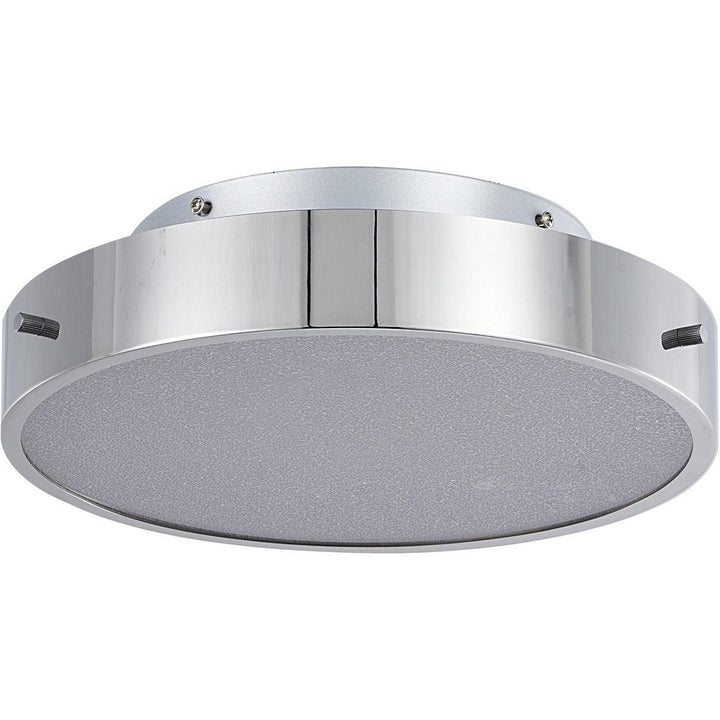 LED Steel Frame with Clear Acrylic Beaded Diffuser Flush Mount - LV LIGHTING