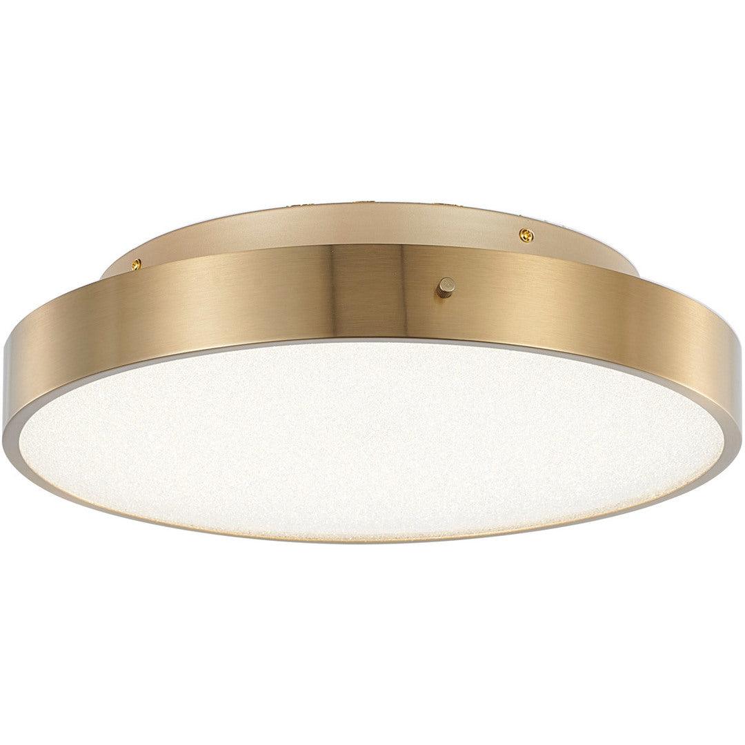 LED Steel Frame with Clear Acrylic Beaded Diffuser Flush Mount - LV LIGHTING
