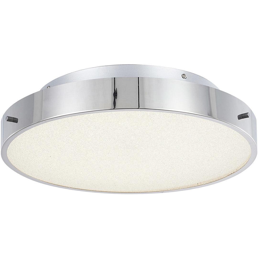 LED Steel Frame with Clear Acrylic Beaded Diffuser Flush Mount - LV LIGHTING