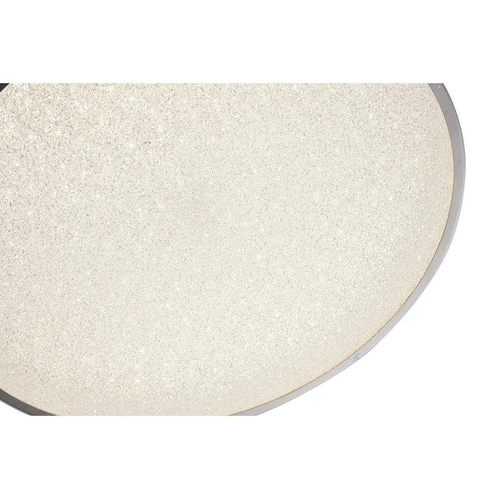 LED Steel Frame with Clear Acrylic Beaded Diffuser Flush Mount - LV LIGHTING