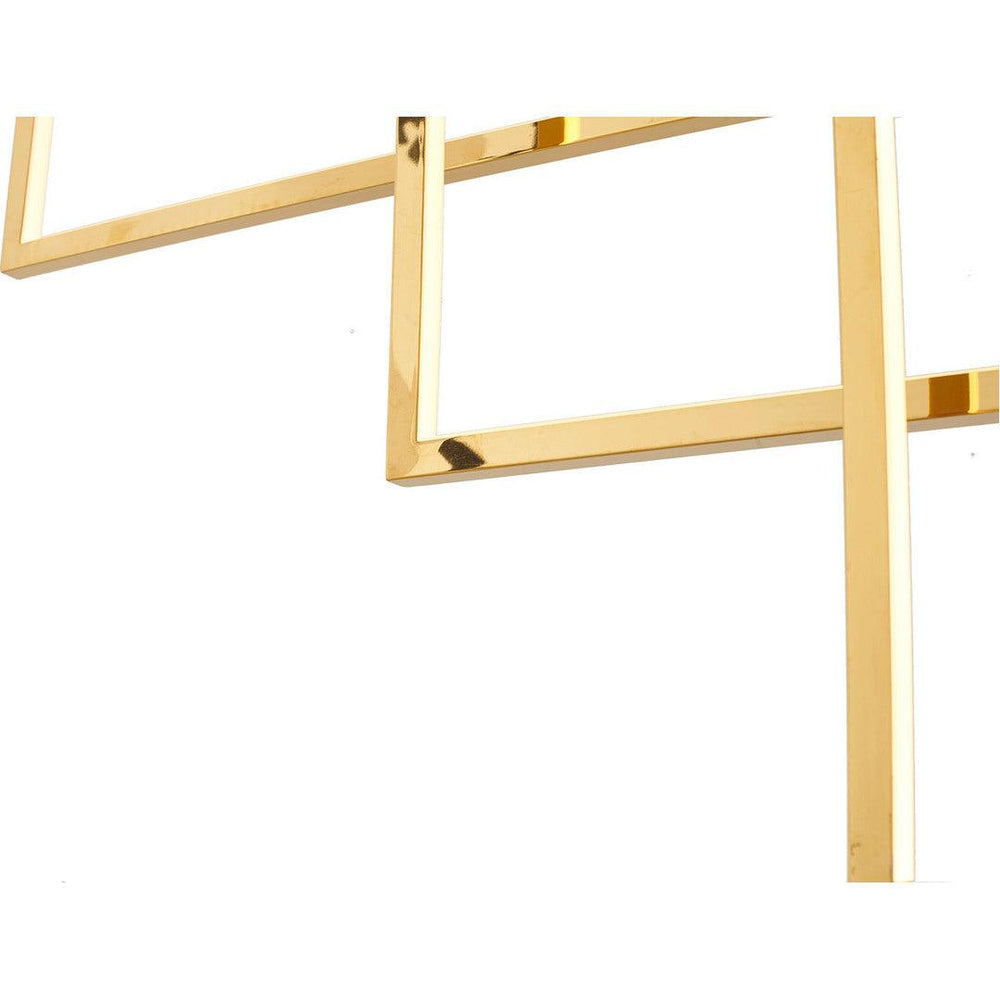 LED Gold Rectangular Frame with Acrylic Diffuser Linear Pendant - LV LIGHTING