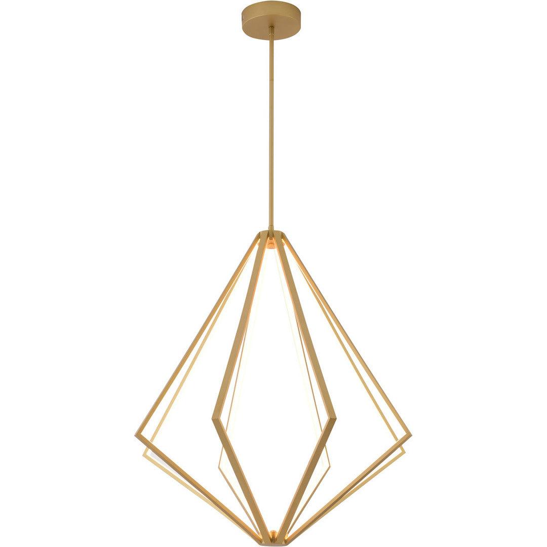 LED Steel Diamond Frame with Silicone Diffuser Pendant / Chandelier - LV LIGHTING