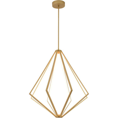 LED Steel Diamond Frame with Silicone Diffuser Pendant / Chandelier - LV LIGHTING