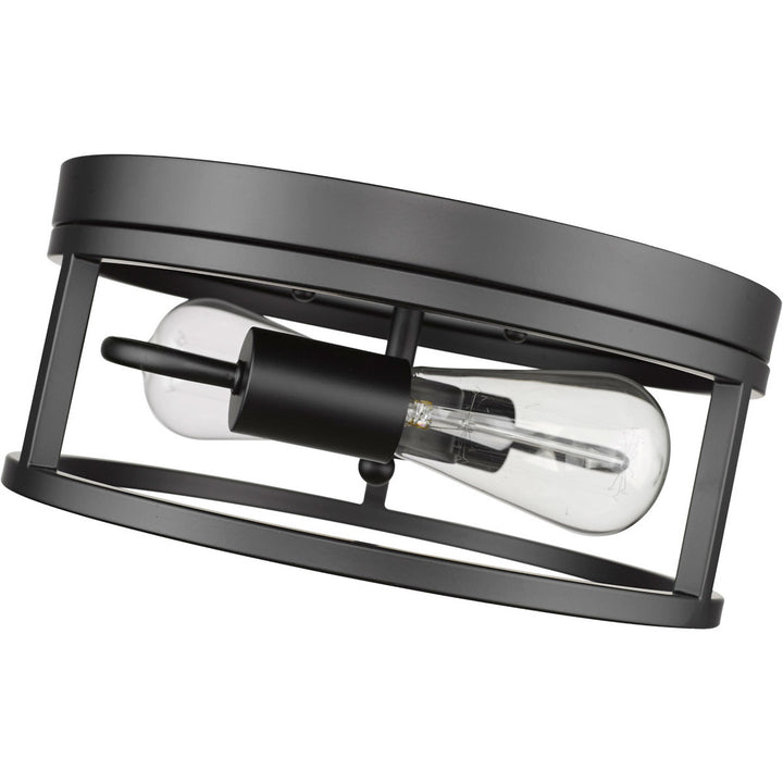 Steel Round Open Air Frame Flush Mount by Bethel - view 12