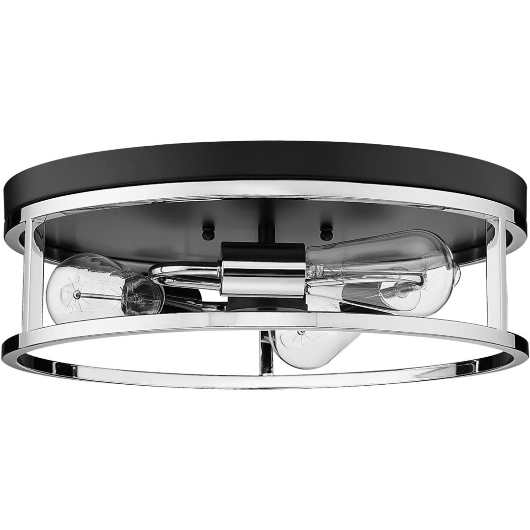 Steel Round Open Air Frame Flush Mount by Bethel - view 16