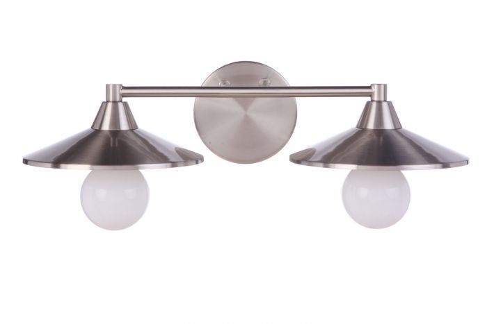 Steel Disk Shade Vanity Light