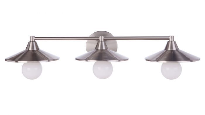 Steel Disk Shade Vanity Light